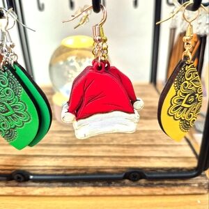 Santa Hat Earrings